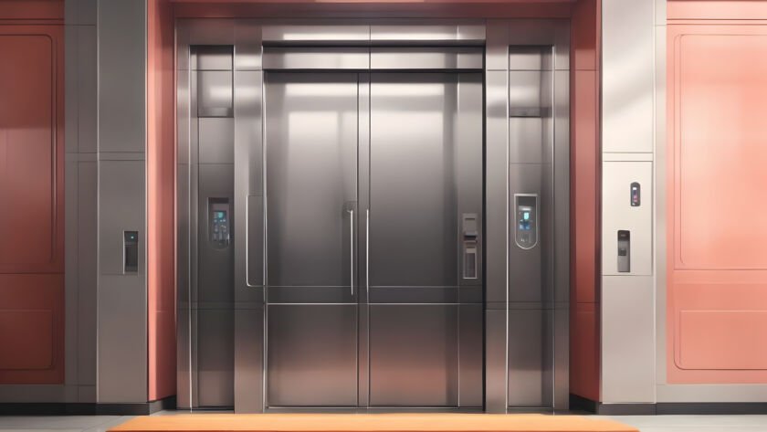 Modern elevator doors